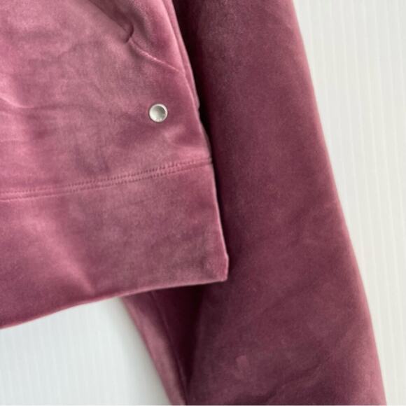 Prana Pheonix pullover funnel neck velour top with kangaroo pocket size medium - Picture 7 of 12